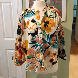 Anthropologie Button Down Blouse